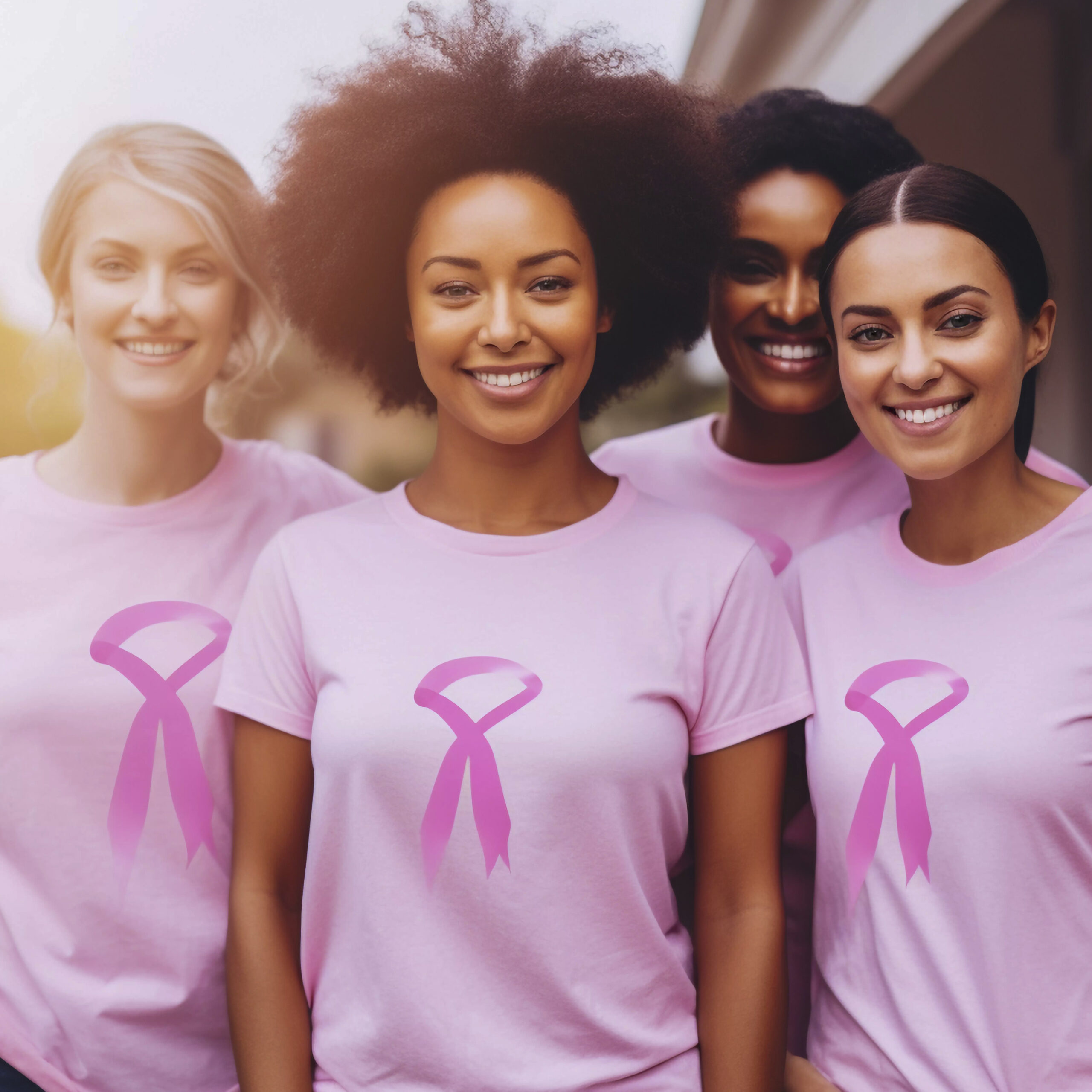 front-view-women-with-pink-ribbons